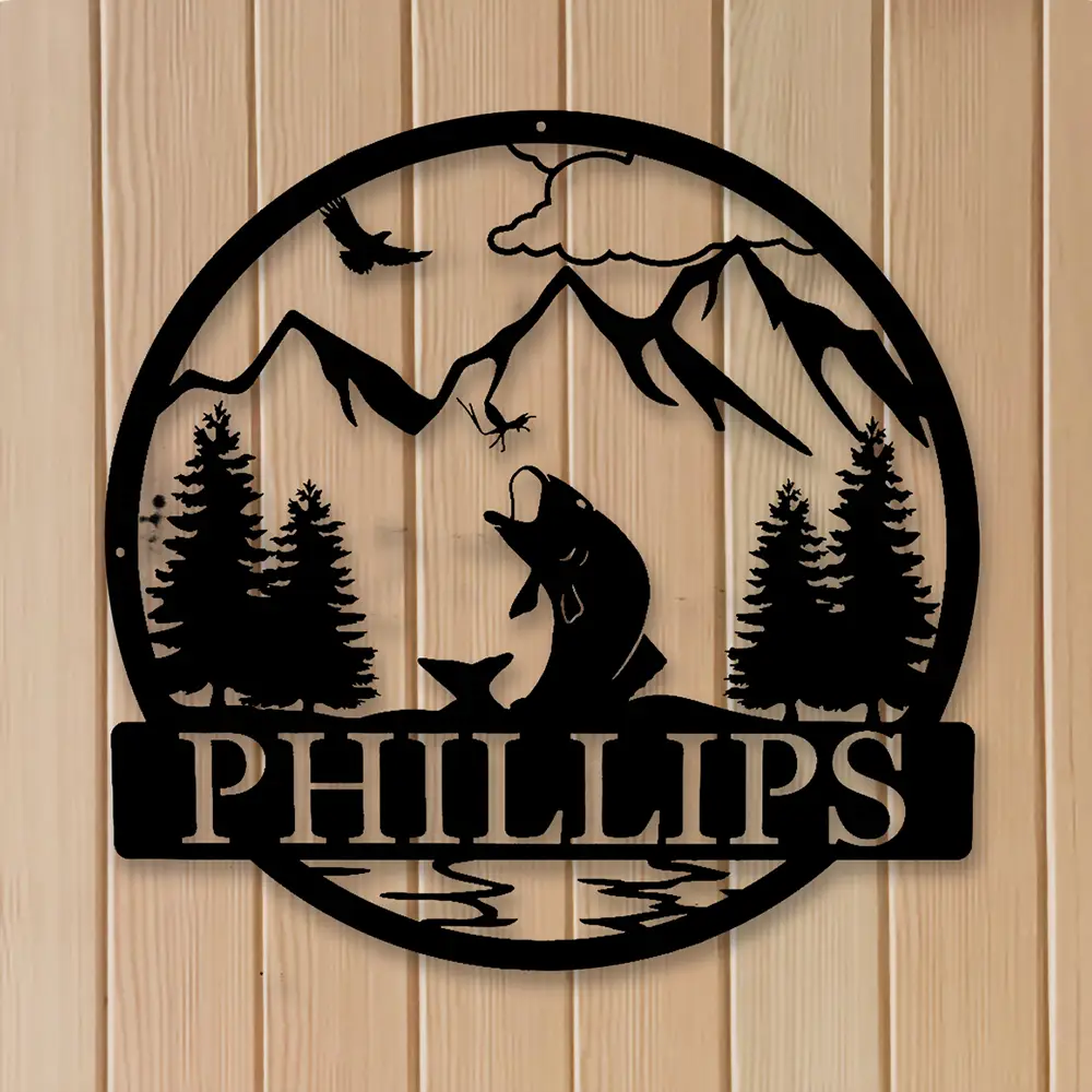 Custom Fly Fishing Outdoor Sign