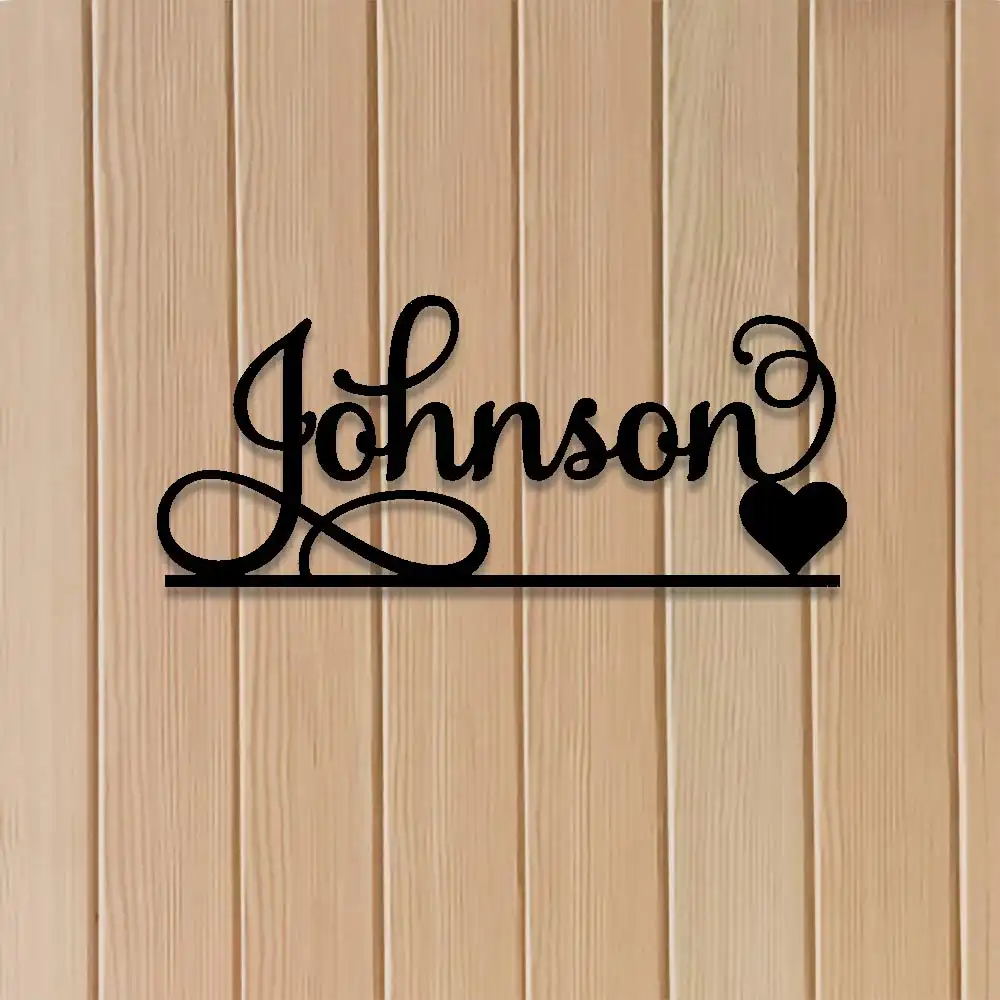 Custom Last Name Sign