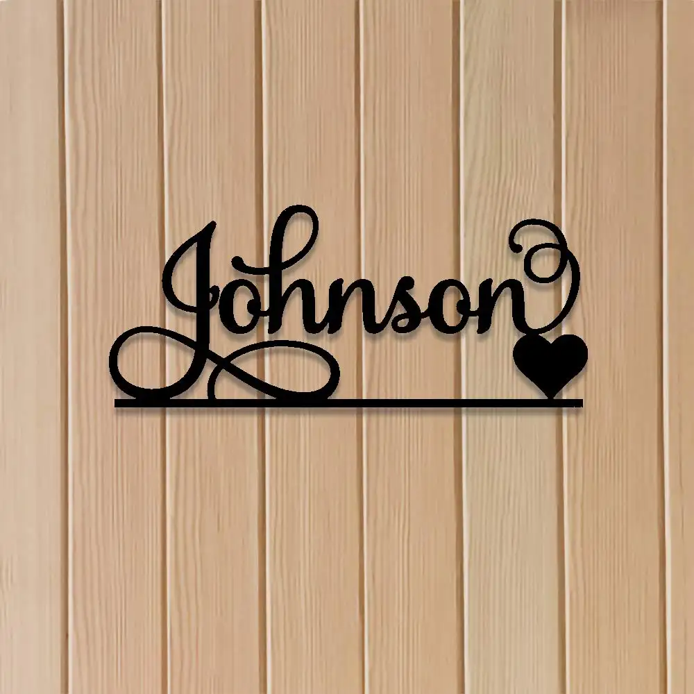 Aangepast achternaambord