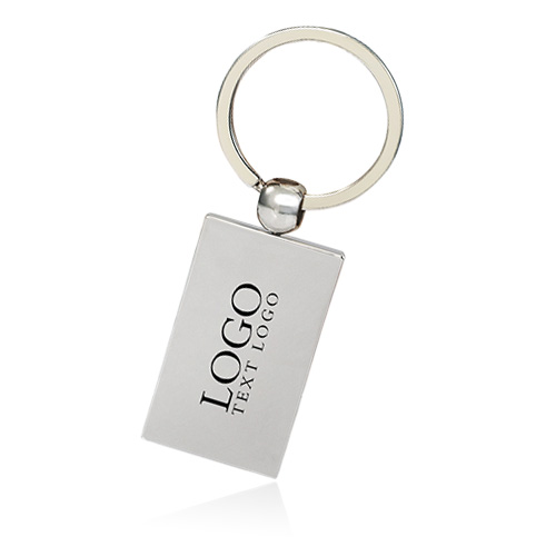 Customized Reflection Flat Metal Keychain 