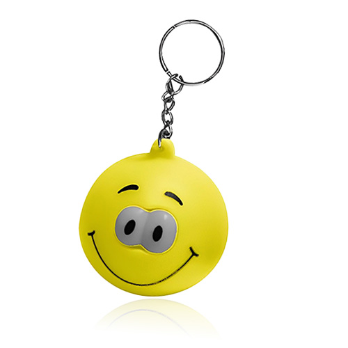 Personalized Stress Ball Keychain