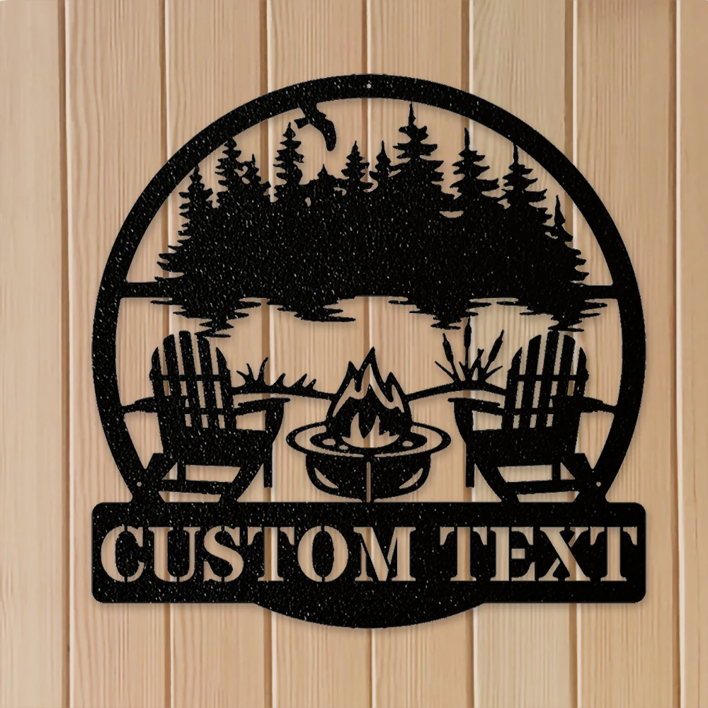 Metal Camping Decor Metal Camping Decor