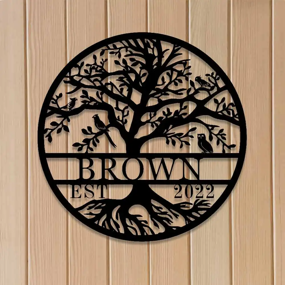 Tree of Life Metal Sign Tree of Life Metal Sign