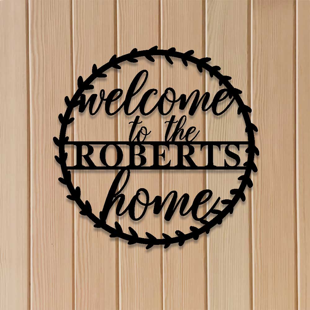 Welcome Sign for Front Porch