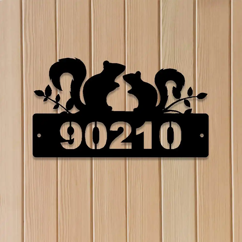 Squirrel Welcome Sign