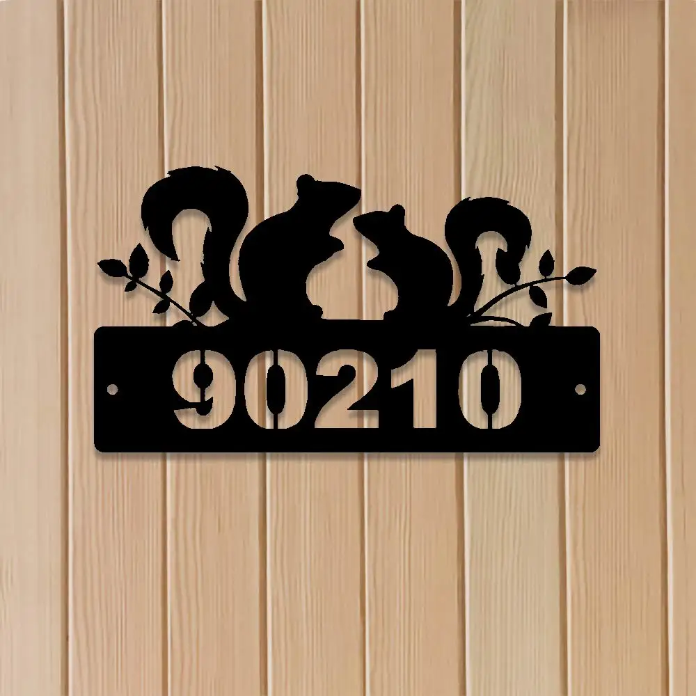 Squirrel Welcome Sign