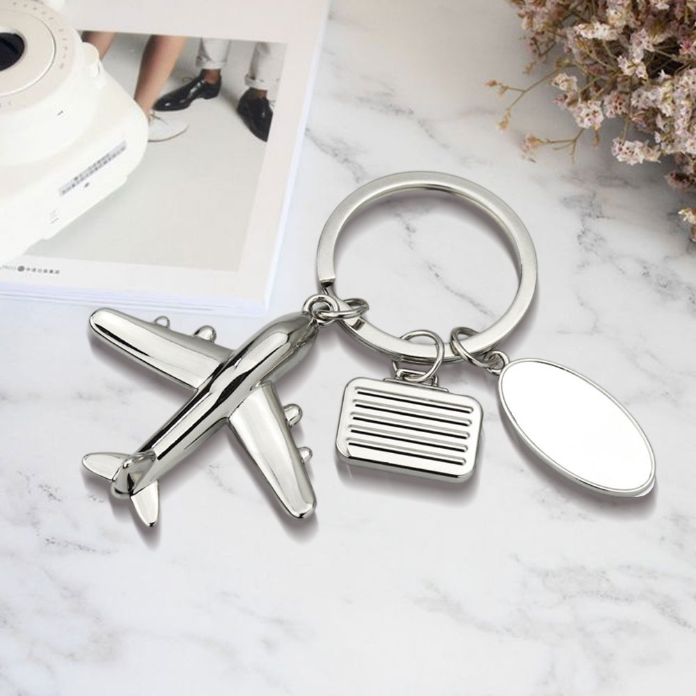 Airplane model keychain