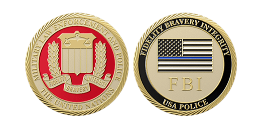 FBI Custom Military Challenge Coin