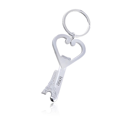 Tower Shape Bottle Opener Keychain