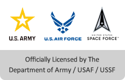 Officially Licensed by U.S. Army/USAF/USSF