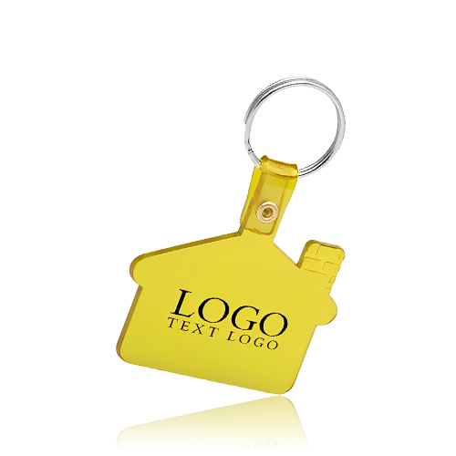 Advertising House Shaped Soft Key Tags