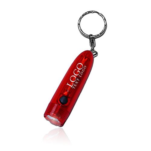 Advertising Printed Mini Flashlight Key Chain