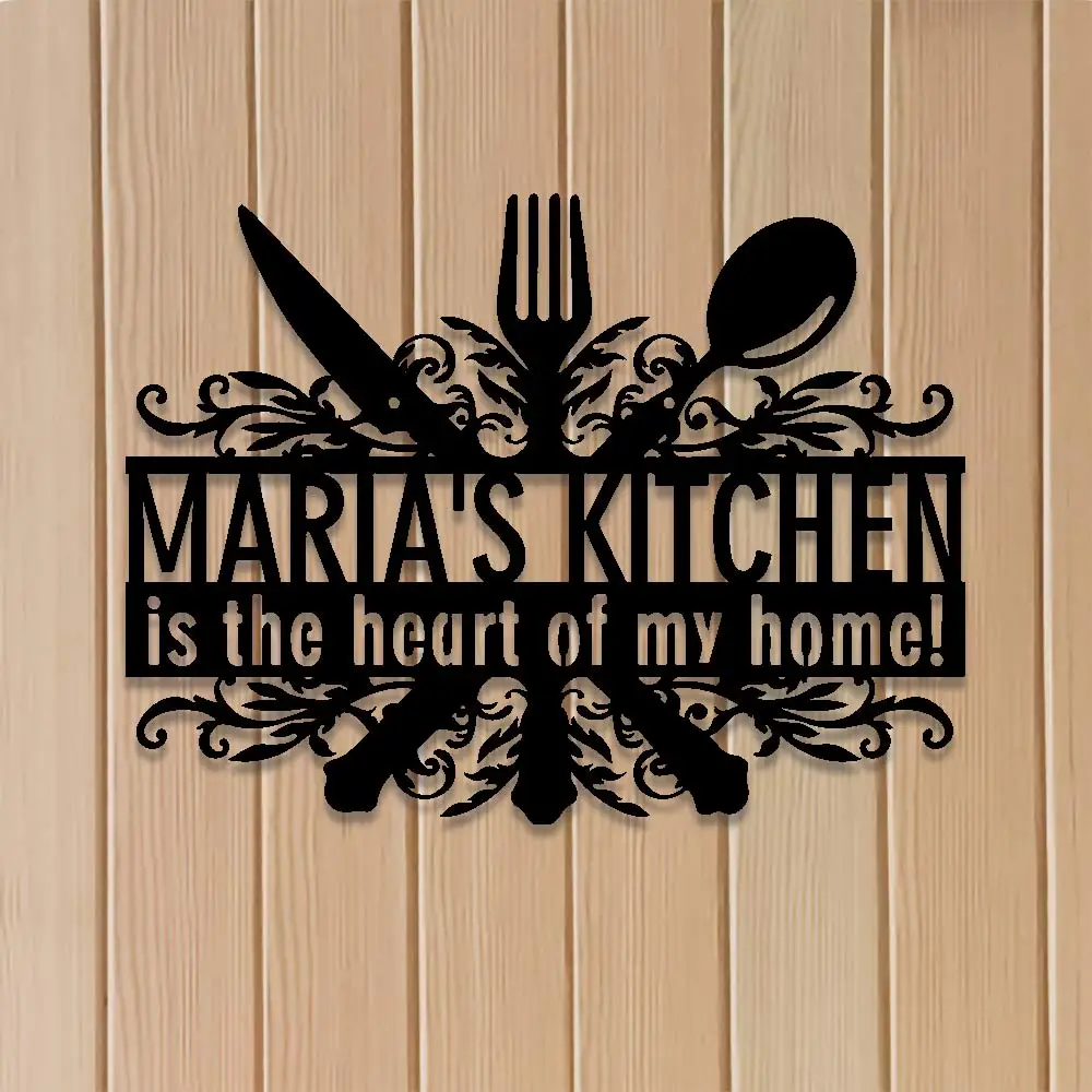 Custom Kitchen Metal Sign Custom Kitchen Metal Sign