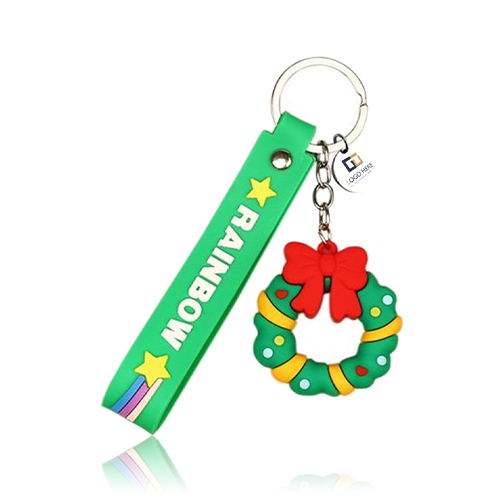 Holiday Keyring Wristlet Lanyard Keychain