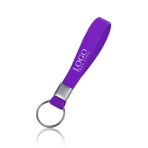 Marketing Silicone Wristband Keychain