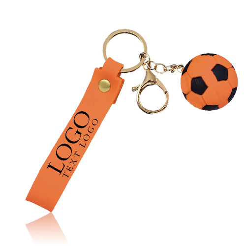 Marketing Soccer Ball Wrist Strap Key Chain