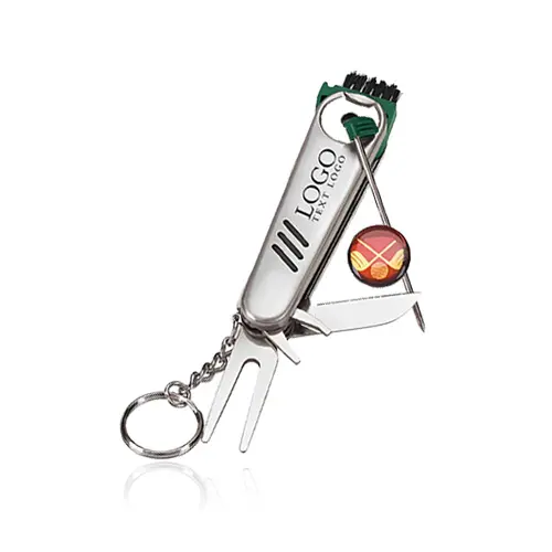 Pocket Golf Tool Kit 7-in-1 Keychain Pocket Golf Tool Kit 7-in-1 Keychain