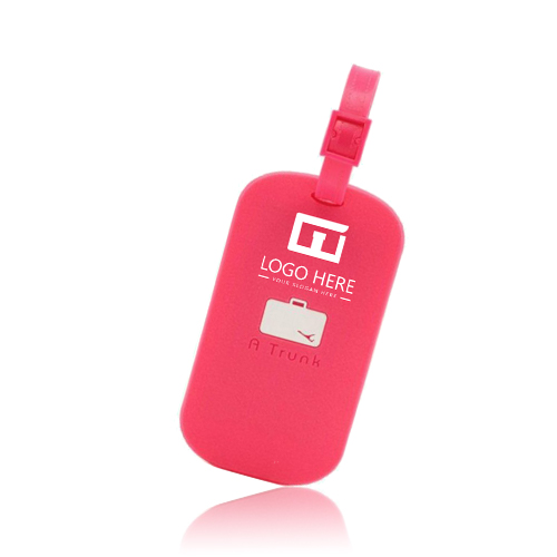 Promo Frosted Silicone Luggage Tag