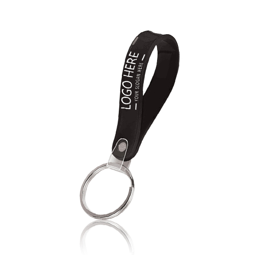 Promo Short Loop Vinyl Key Tag