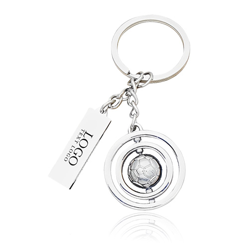 Soccer Metal Keyring