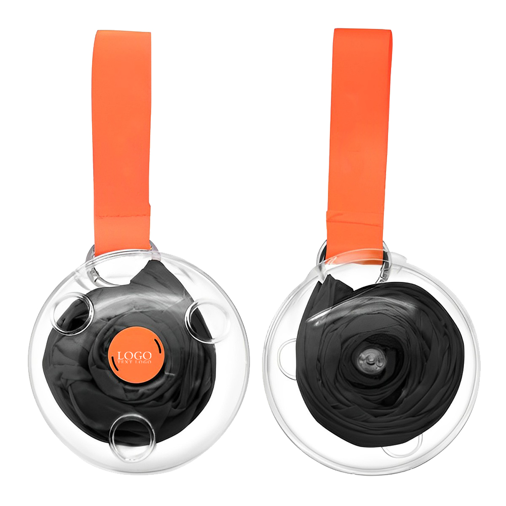 E-zip Shopping Bag Black With Logo