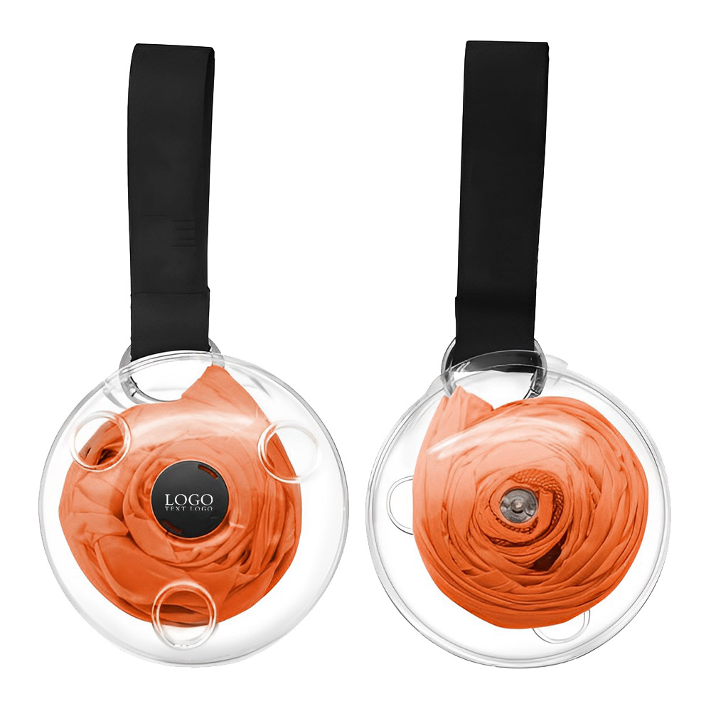 E-zip Shopping Bag Orange With Logo