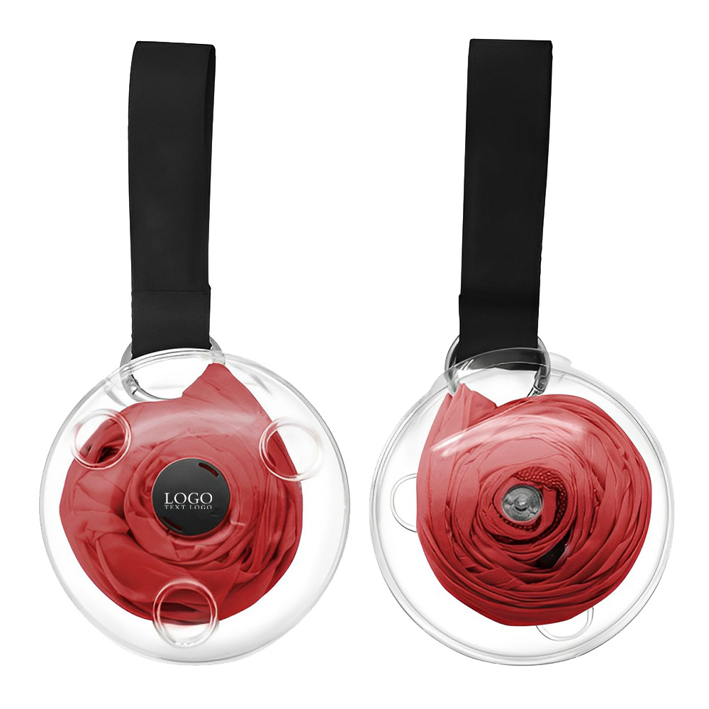 E-zip Shopping Bag Red With Logo