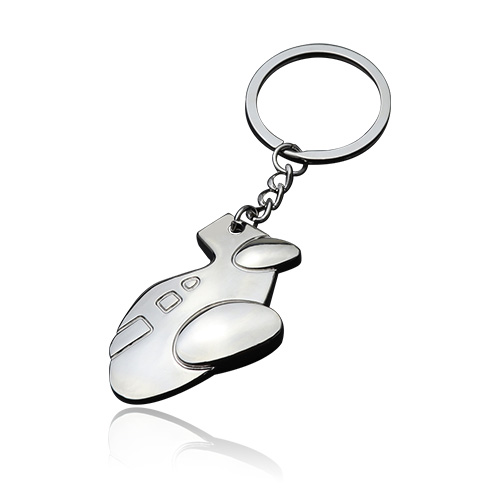 Customized Cute Cartoon Fat Airplane Metal keychain 