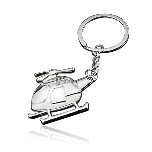 Promo 3D Personalized Helicopter Metal Keychain with Logo