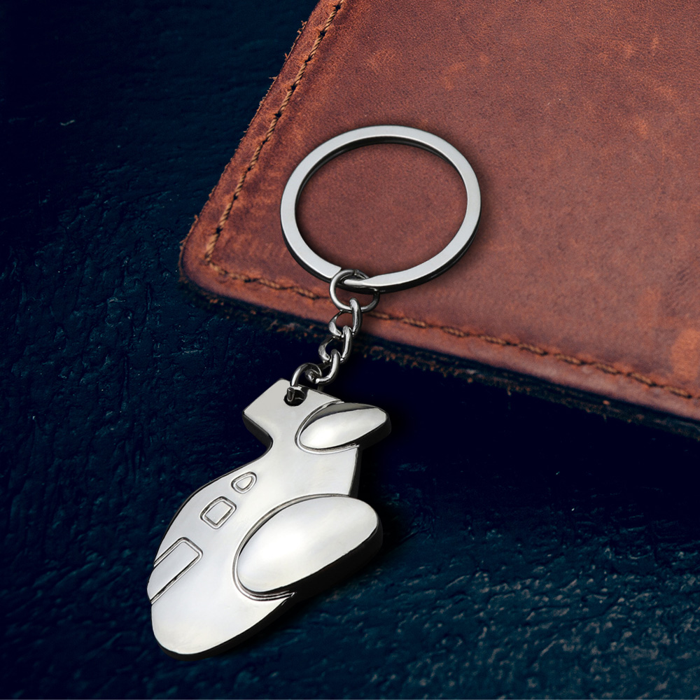 personalized Cute Cartoon Fat Airplane Custom Logo Keychains { Save 30% }