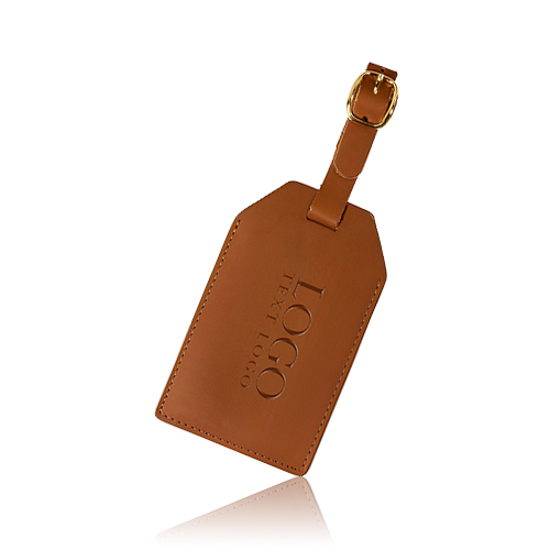 Advertising Grand Central Luggage Tag (Sueded Full-Grain Leather)