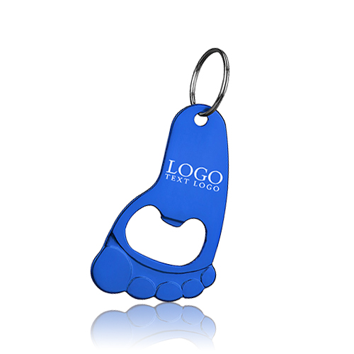 Durable Foot Shaped Bottle Opener Keychain