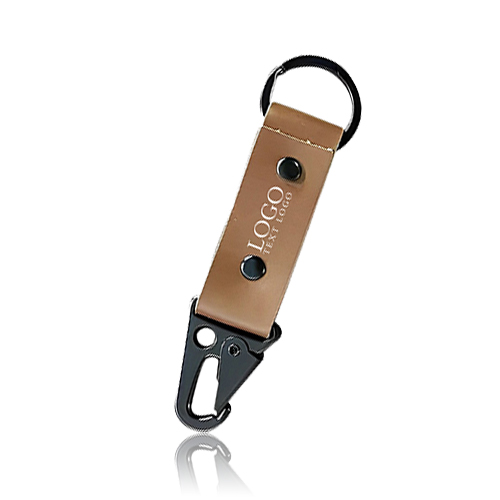 Custom Leather Carabiner Zinc Alloy Key Holders