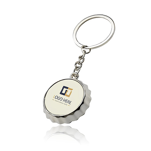 Promotional Bottle Cap Keychain