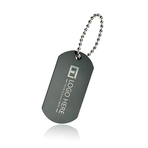 Promotional Dog Tag with Key Ring