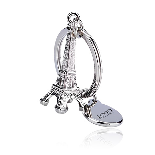 Zinc Alloy Tower Key Chain