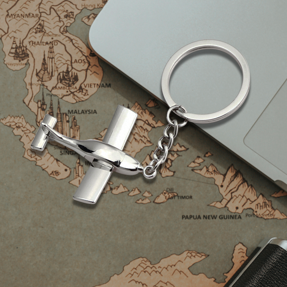 Personalized - 3D Airplane Model Keychain Custom Souvenir  Factory Price