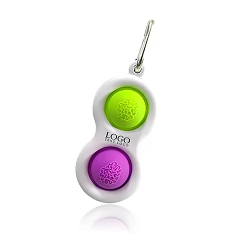 Custom Push Pop Bubble Fidget Toy Keychains Custom Push Pop Bubble Fidget Toy Keychains
