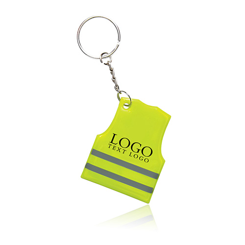 Custom Reflective Safety Vest Keytag