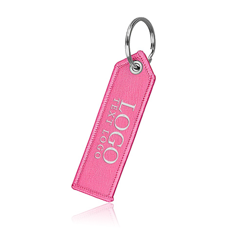 Personalized Embroidered Keychain Tag