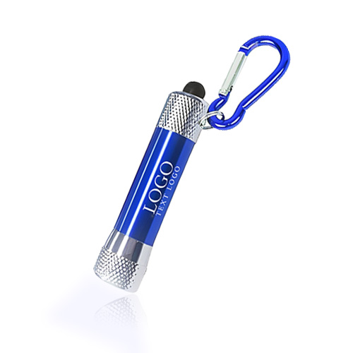 Premium 5 LED Aluminum Flashlight Keychain With Carabiner