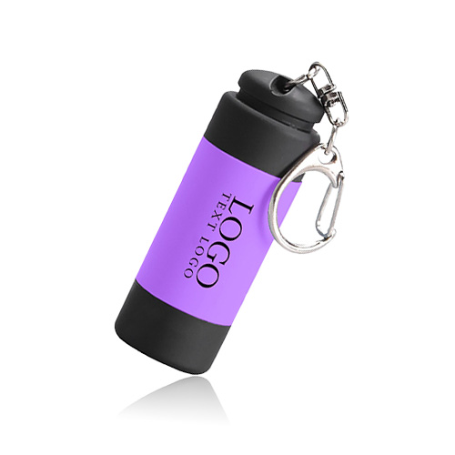 Promotional USB Rechargeable LED Flashlight Keychain