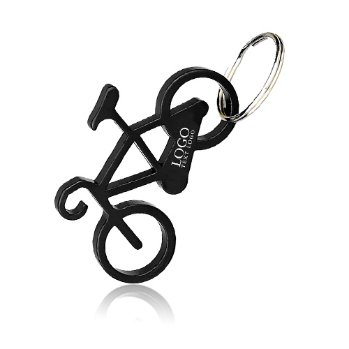 Customized Bicycle Shaped Keychain With Bottle Opener