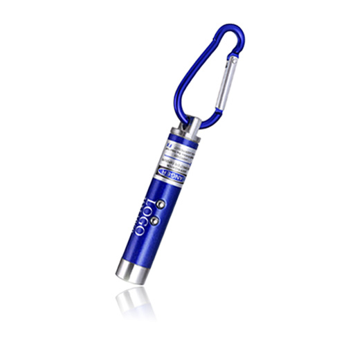 Personalized 2-Led Laser Pointer Keychain Flashlight