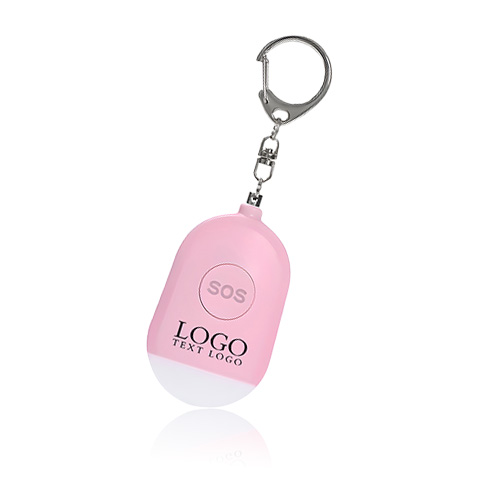 Personalized Rechargeable Safety Alarm Keychain With Flashlight