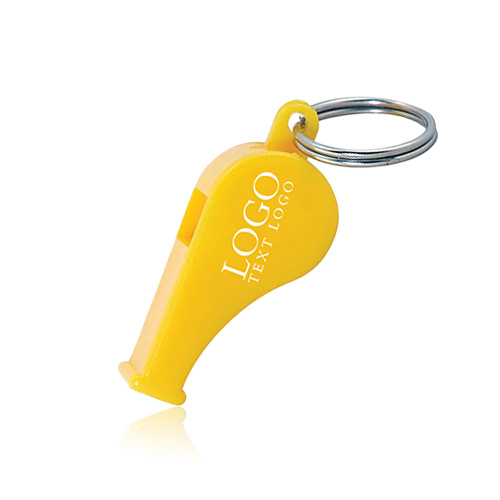 Promotional Plastic Whistle Keychain