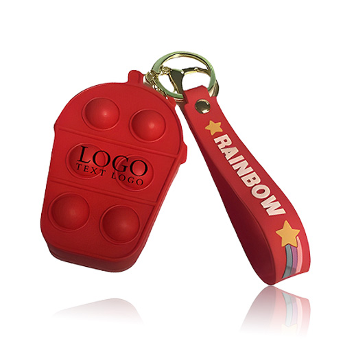 Icecream Keychain Push Pop Bubble Toy