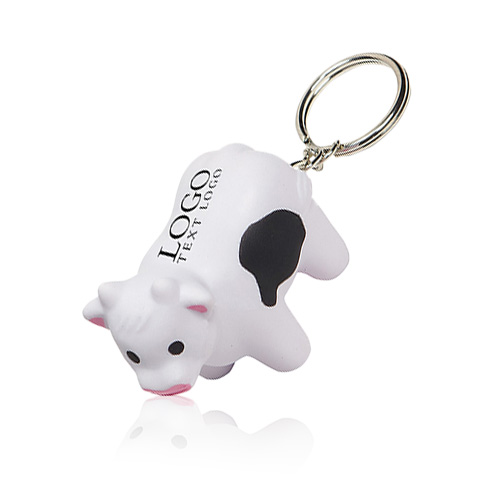 Custom Milk Cow Stress Reliever Keychains