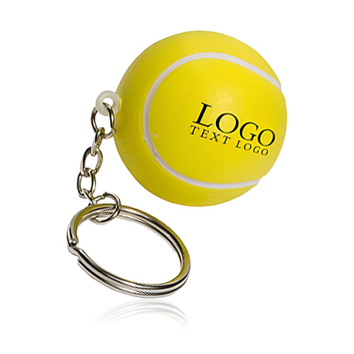 Custom Tennis Ball Stress Reliever Key Chain