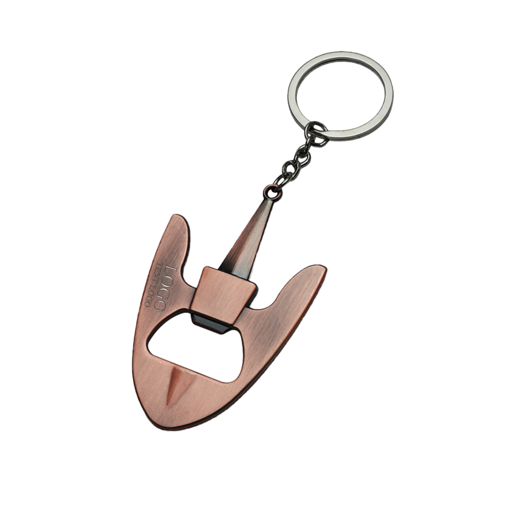 Nautical themed custom metal keychain that can be used as a bottle opener-Antique Bronze_with logo